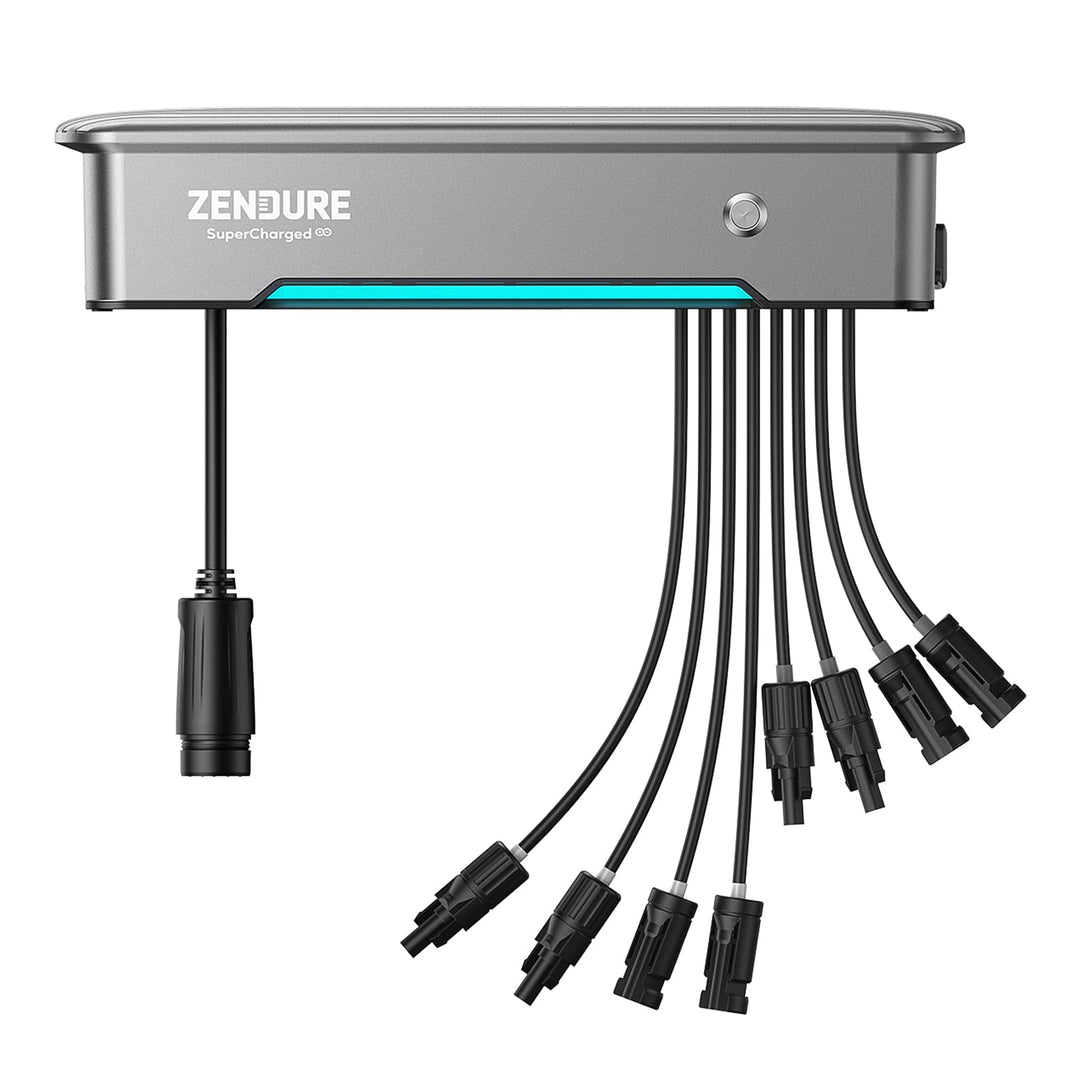 Zendure SolarFlow Balkonkraftwerk, Hyper 2000 Eingebaute Mikrowechselrichter, 1200W Ausgang, TOU, 18