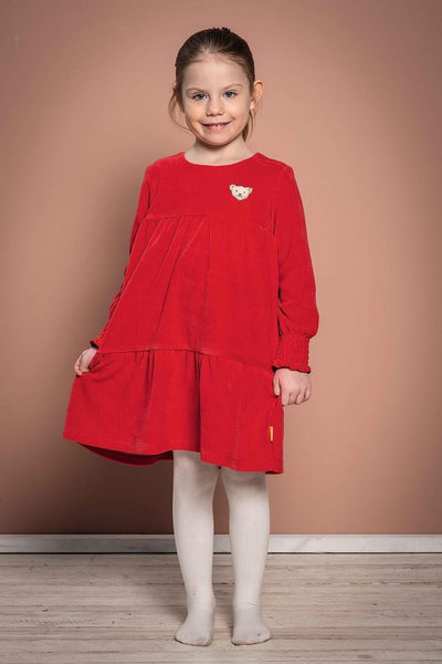 Steiff Mädchen Einfarbig Kleid, 98