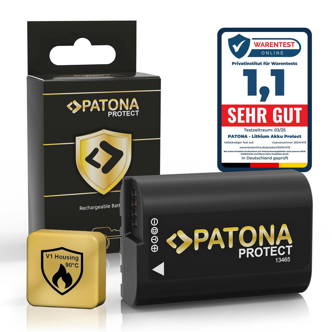 PATONA Protect V1 Akku DMW BLK22 BLK22E (2400mAh) - kompatibel mit Panasonic DC G9 S5 S5K GH5 GH5 II