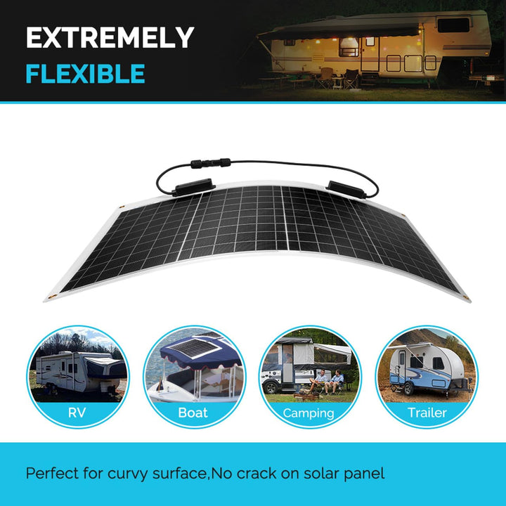 Renogy Extrem Flexibles, monokristallines Solarpanel. 50W Flexible