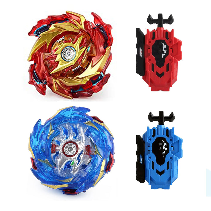 Gyroscope Turbo Set, 3D Arena Metall Fusion KampfKreisel, Mit Battling Top Launcher, Geschenk-Sets(1