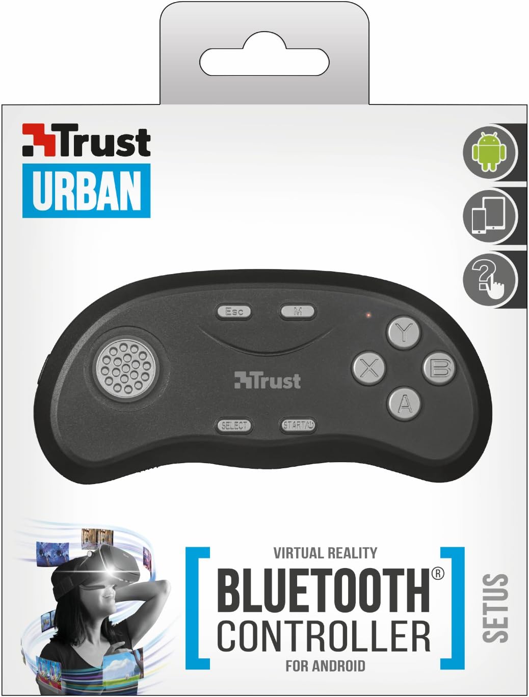 Trust Urban 21970 Bluetooth-Steuerung für Virtual Reality-Apps schwarz