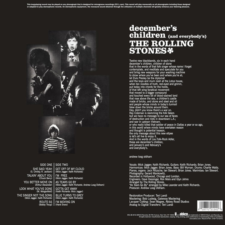 December's Children (And Everybody's), Vinyl