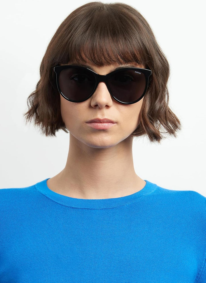 Polaroid Unisex Sunglasses 57 807/M9 Black, 57 807/M9 Black