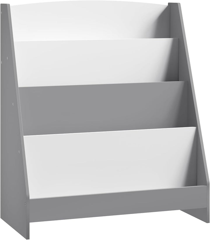 WOLTU Kinderbücherregal für Kinderzimmer Kindergarten, Bücherregal Kinder mit 4 Ebenen, Kinderregal