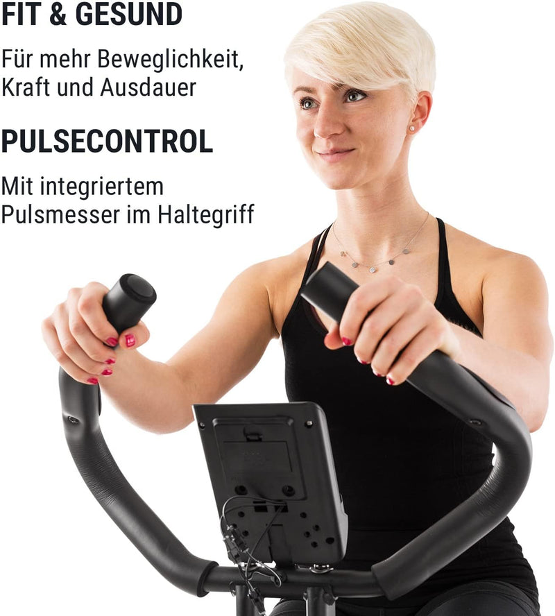 Capital Sports Azura Air Heimtainer, F Bike mit Magnet-Widerstand, Heimtrainer-Fahrrad Klappbar, Fit