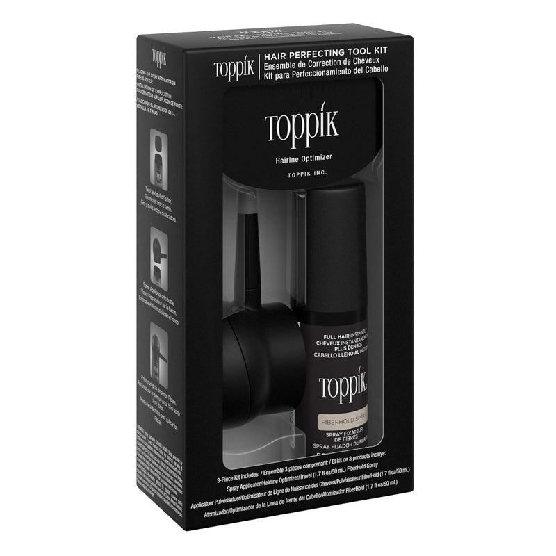 Toppik 3-in-1-Haarfaser Starterset mit Faserfixier Sprühen, 50 ml