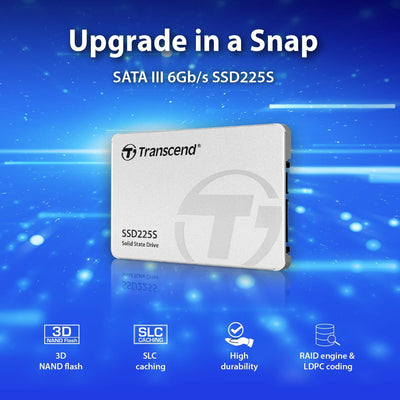 Transcend SSD225S 2.5" 1000 GB Serial ATA III 3D NAND, TS1TSSD225S