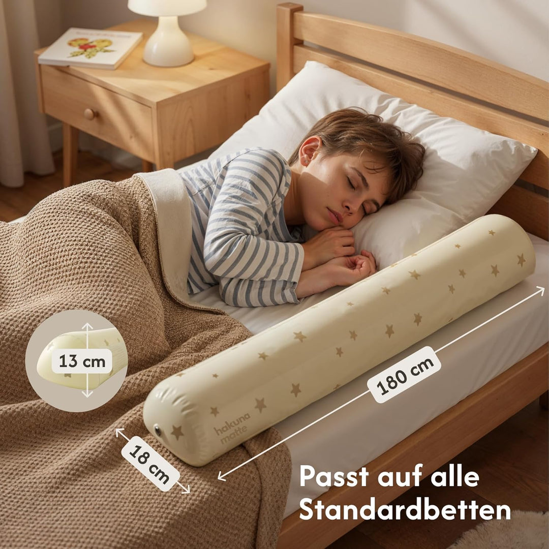 Hakuna Matte Universeller aufblasbarer Rausfallschutz fürs Boxspringbett: aufblasbar Bettschutzgitte