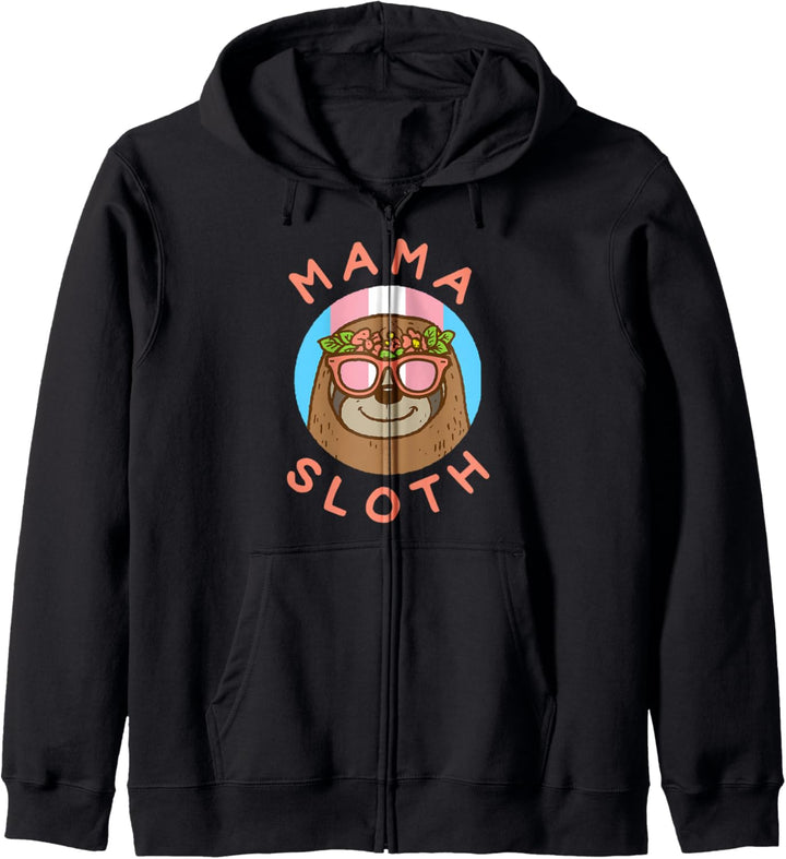 Mama Sloth Transgender Transsexual Trans Pride Ally Kapuzenjacke