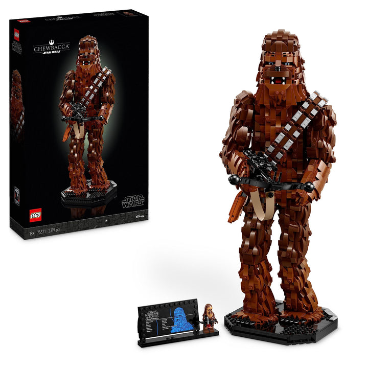 LEGO Star Wars Chewbacca, Wookie-Figur zum Sammeln, Bogenspanner, Minifigur und Infotafel, Die Rückk