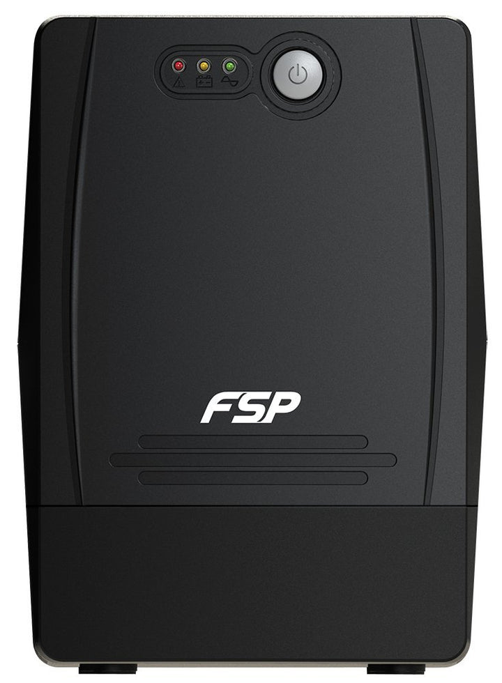 FSP Fortron FP 1000 Line-Interactive USV 1000 VA / 600 W, 4X Schuko, Eingang Spannungsumfang 162-290