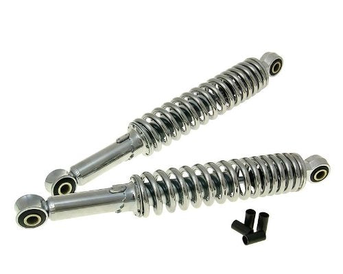Stossdämpfer Satz universal Chrom 300mm - Mofa, Mokick, Moped
