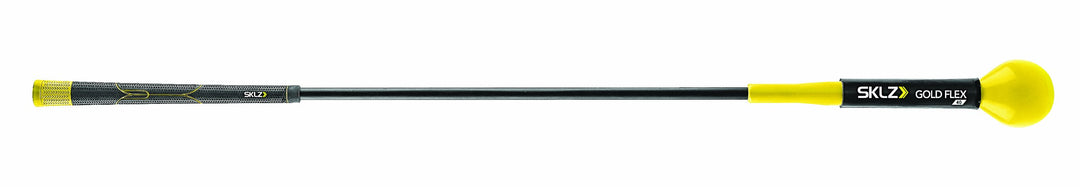 SKLZ Gold Flex, Golf Swing Trainer, Golf Accessories, Golf Training Aids, Flexible Fiberglass, Yello