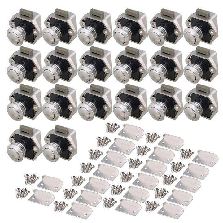 RDEXP 20PCS Keyless Locks Riegelknopfschrank für RV-Schubladenschrank