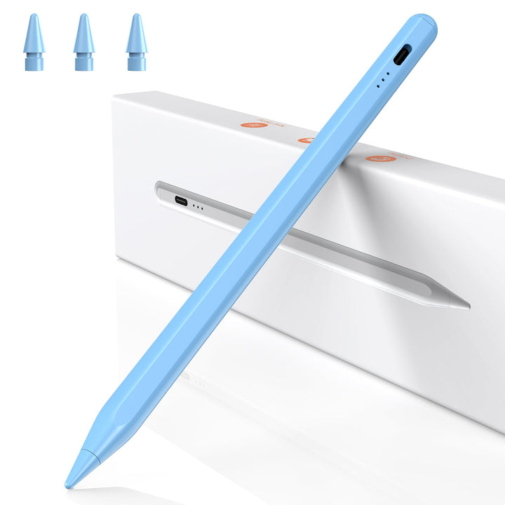 BAZO Stift für iPad Apple - 2018-2024 Pencil 2.Generation Schnellladeleistung Palm Rejection Neigung