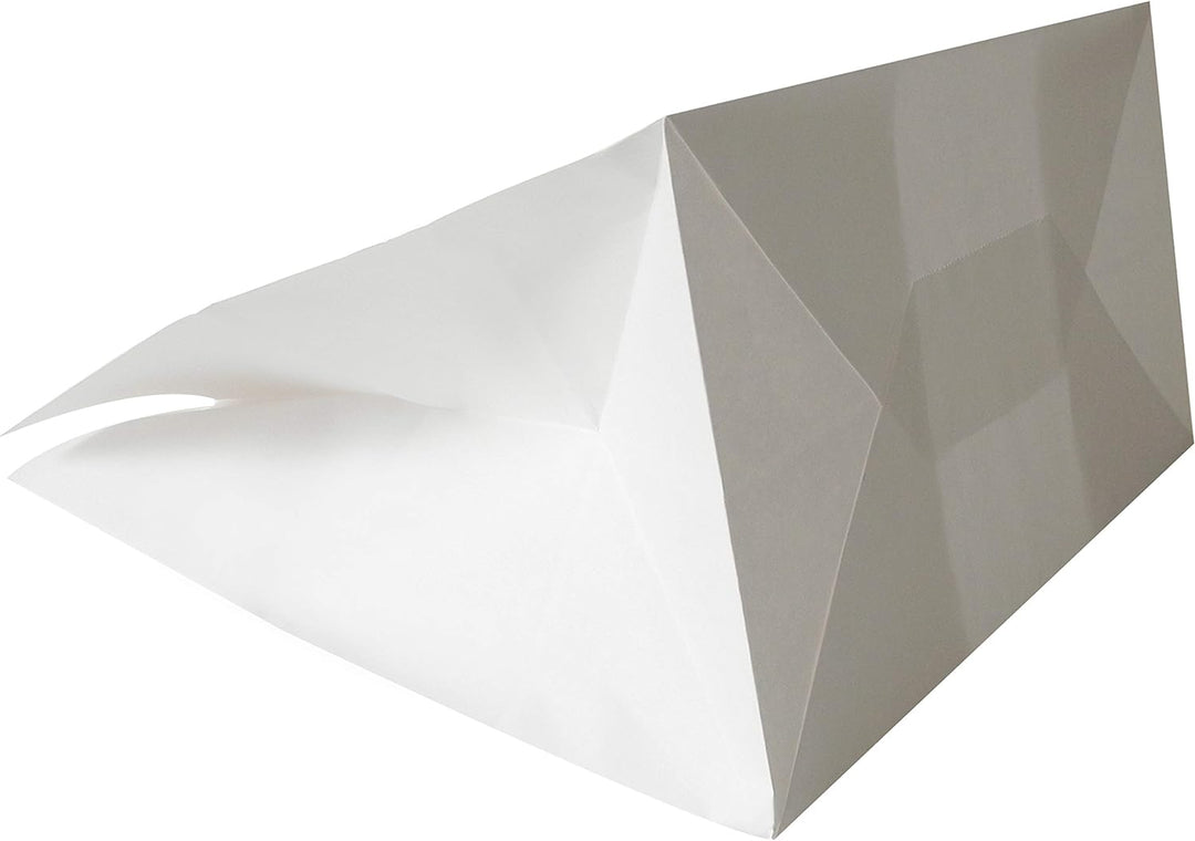 Carte Dozio Einkaufstopper aus Kraft, quadratisch, weiss, flacher Griff, 27 + 17 x 29 cm, 300 Stück