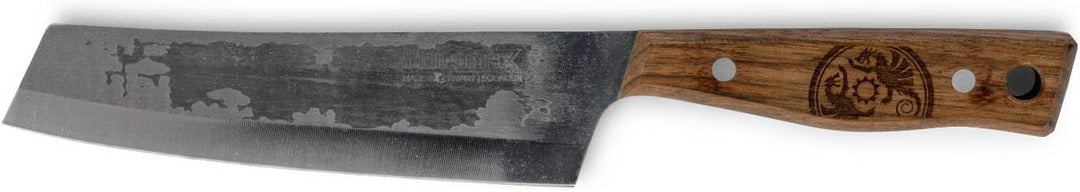 Petromax Kochmesser - handgefertigt in Solingen - Messer aus rostfreiem Stahl mit Oxidschicht - Küch