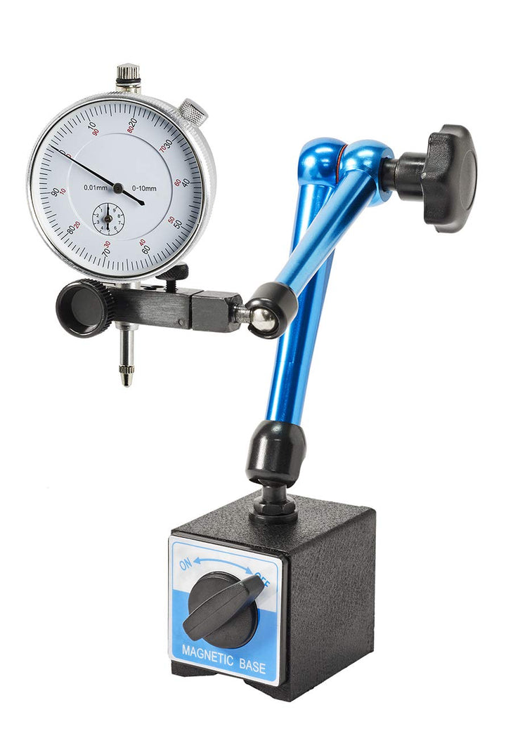 WABECO Magnet-Messstativ mit Messuhr Zentralklemmmung Messuhrhalter