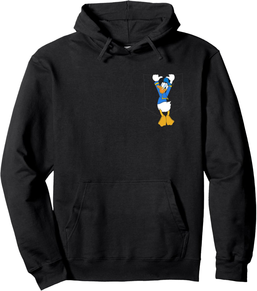 Disney Mickey & Friends Donald Duck Small Pocket Pullover Hoodie