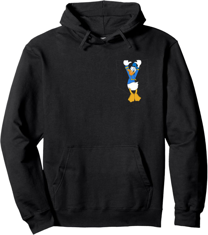 Disney Mickey & Friends Donald Duck Small Pocket Pullover Hoodie