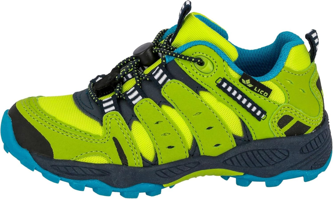Lico Unisex Kinder Fremont Trekking-& Wanderhalbschuhe 25 EU Lemon Marine Petrol, 25 EU Lemon Marine