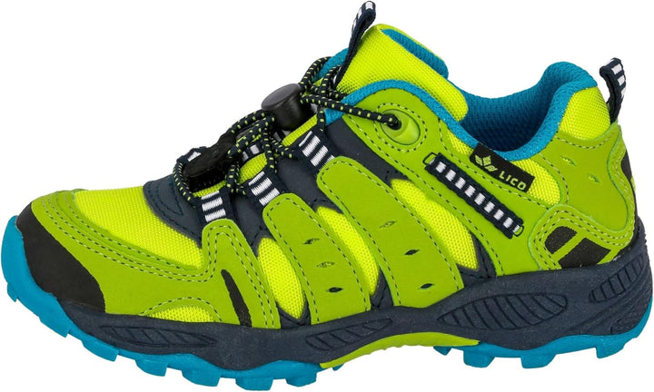 Lico Unisex Kinder Fremont Trekking-& Wanderhalbschuhe 25 EU Lemon Marine Petrol, 25 EU Lemon Marine