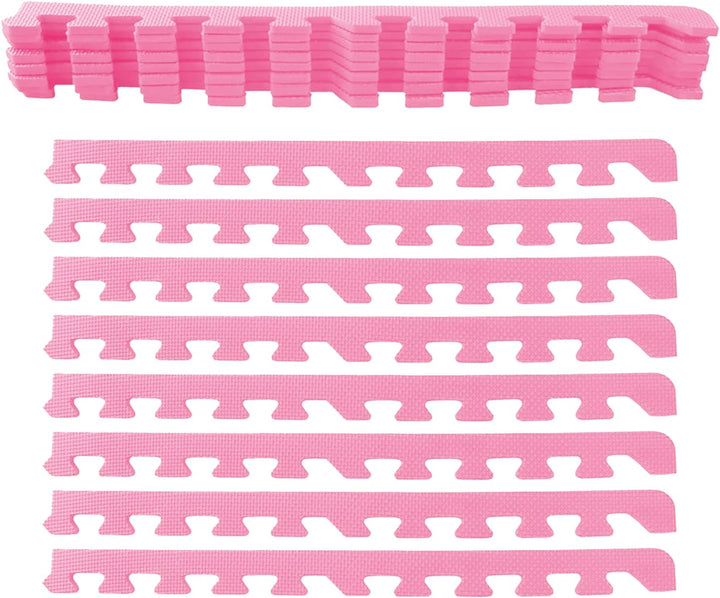 Sporttrend 24® 4 Schutzmatten + 8 Randstücke Set 60x60x1cm | 1,44qm | Bodenschutzmatte Unterlegmatte