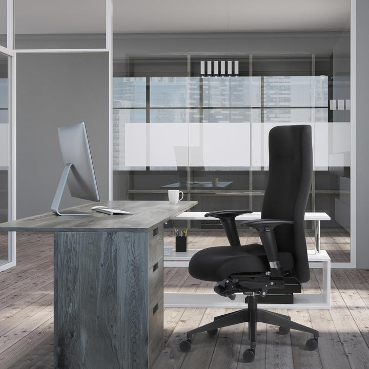 Rovo Chair Bürostuhl/Chefsessel ROVO XP Stoff schwarz