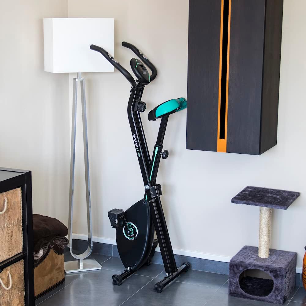 Cecotec Heimtrainer, zusammenklappbar, mit Rückenlehne mit Schwungrad X-Bike, X-Bike