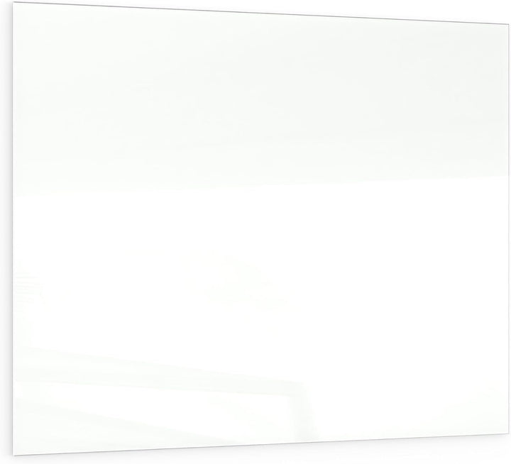 ALLboards Glasboard Magnetisch Weiss 80x60cm, Rahmenlos, Glastafel, Magnettafel, Gehärtetes Glas, We