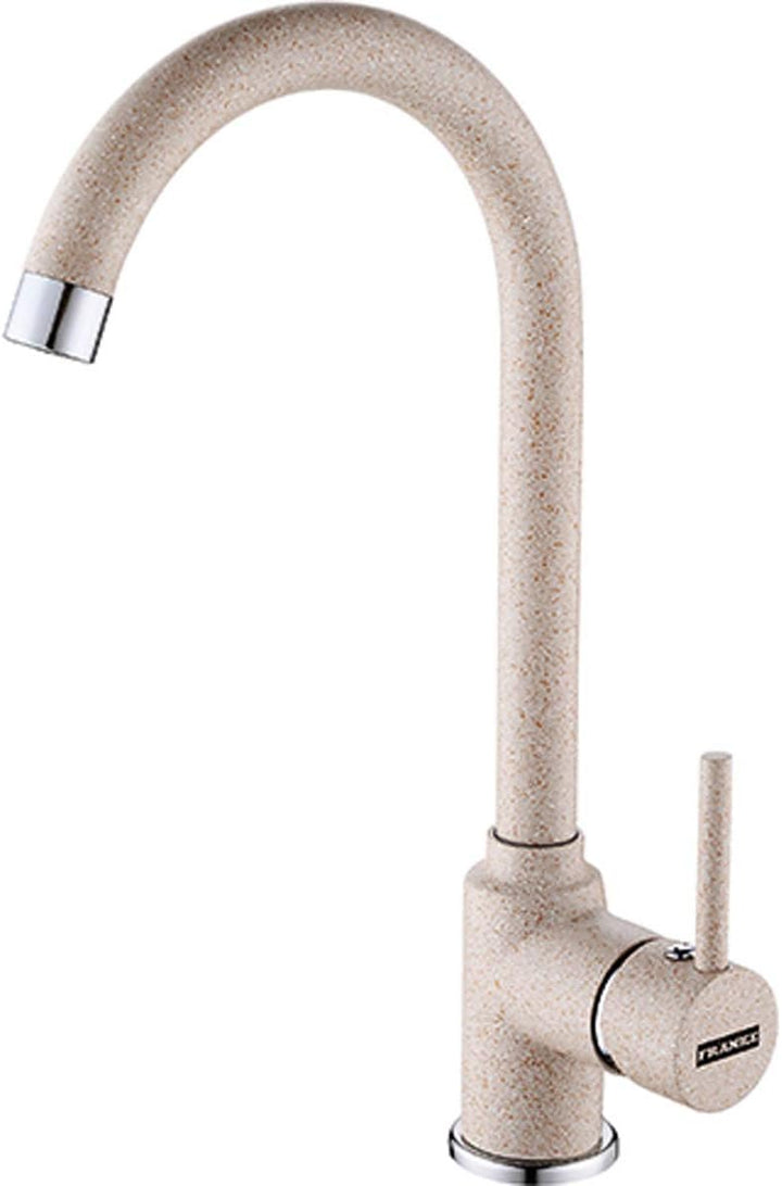 Franke Hochdruck Küchenarmatur mit festem Auslauf aus Chrom Pola-beige 115.0298.095