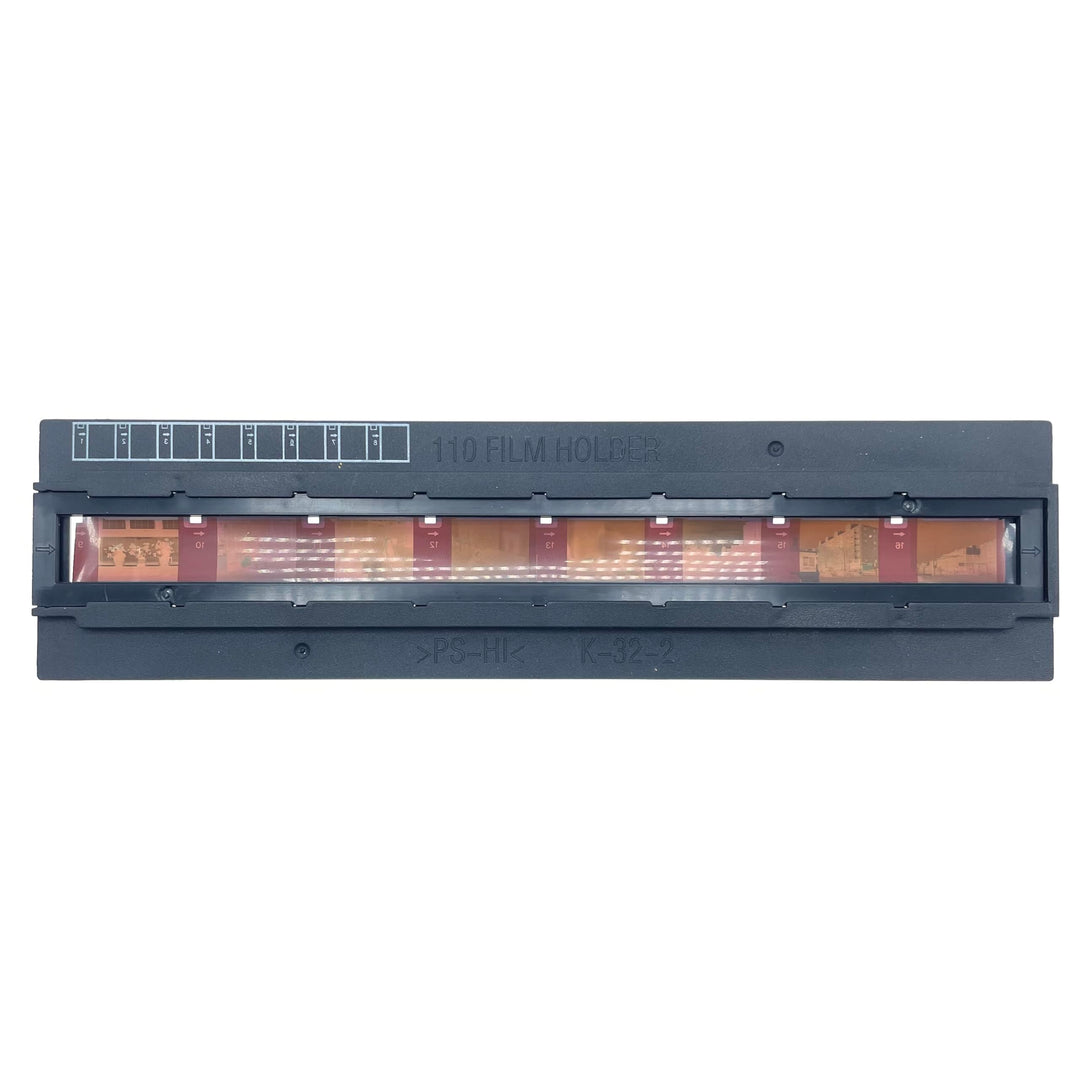 Brownie Asp 110 Filmformatadapter, Abdeckanleitung, Fotohalter, Assy Scanning, 16 mm Dia, negativ, k