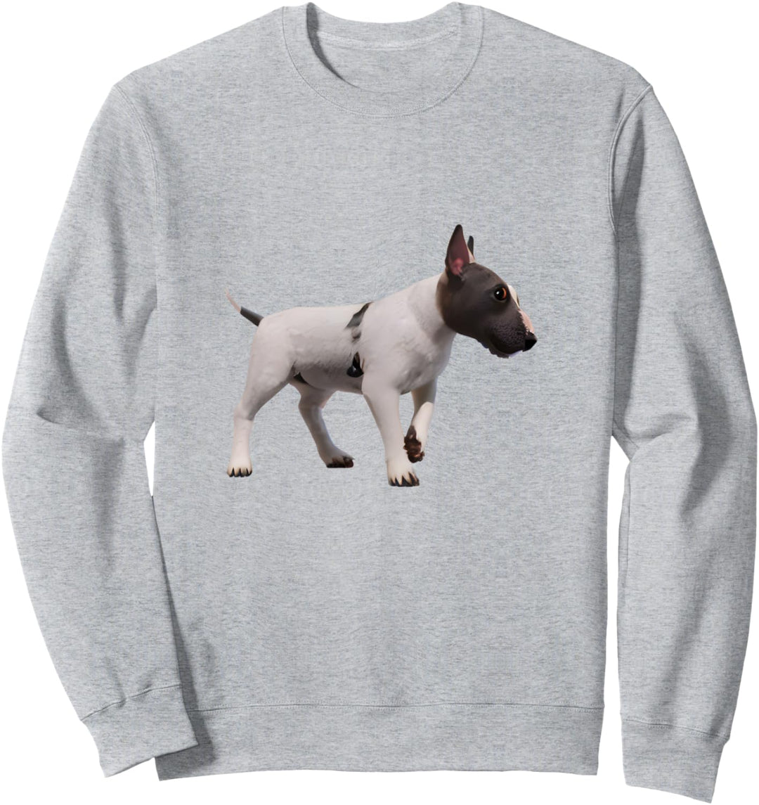 Niedlicher Miniatur-Bullterrier Sweatshirt