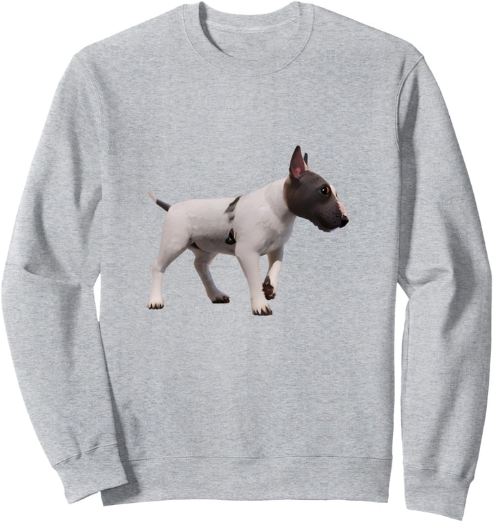 Niedlicher Miniatur-Bullterrier Sweatshirt