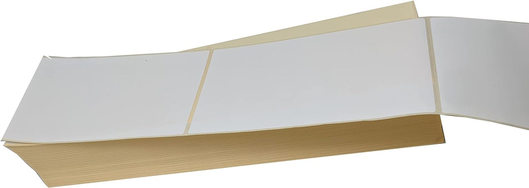 4 x 1000 Thermoetiketten Z-Falt Masse 103mm x 199mm Leporello für Versandetiketten DHL,GLS,DPD,UPS 4