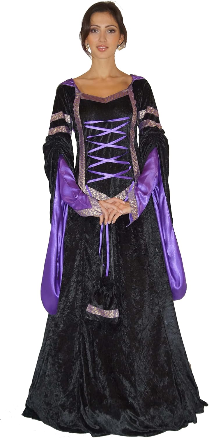 MAYLYNN 12202-M-L - Mittelalter Kostüm Melina Burgfräulein, 2-teilig, Grösse M/L, M-L