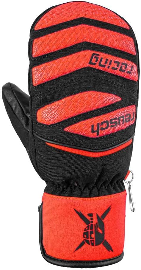 Reusch Kinder Worldcup Warrior Prime R-TEX® XT Handschuhe Skihandschuhe Fingerha 5 schwarz / rot, 5