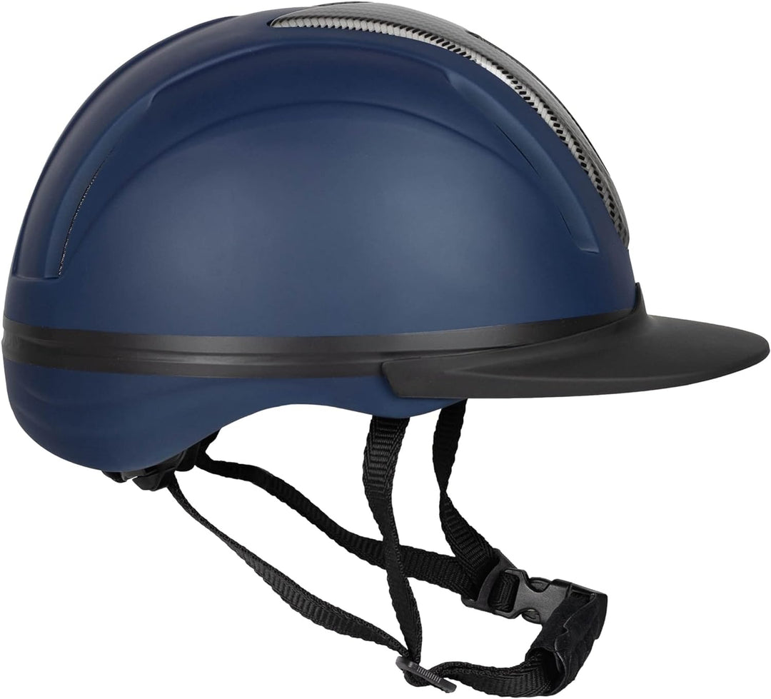 RL24 - Reithelm Innovation Carbon | Grösse- & Kopfform verstellbar | Reitkappe mit Kinn- & Nackensch