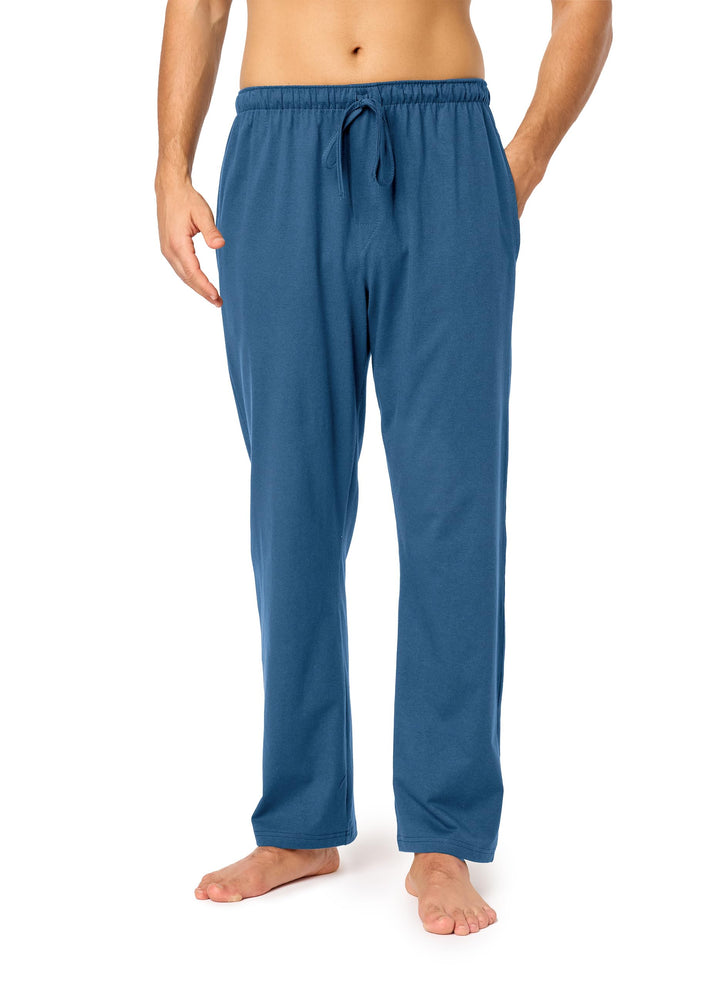 Timone Herren Schlafanzugshose Lang Pyjamahose aus Baumwolle Freizeithose Schlafhose Loungewearhose
