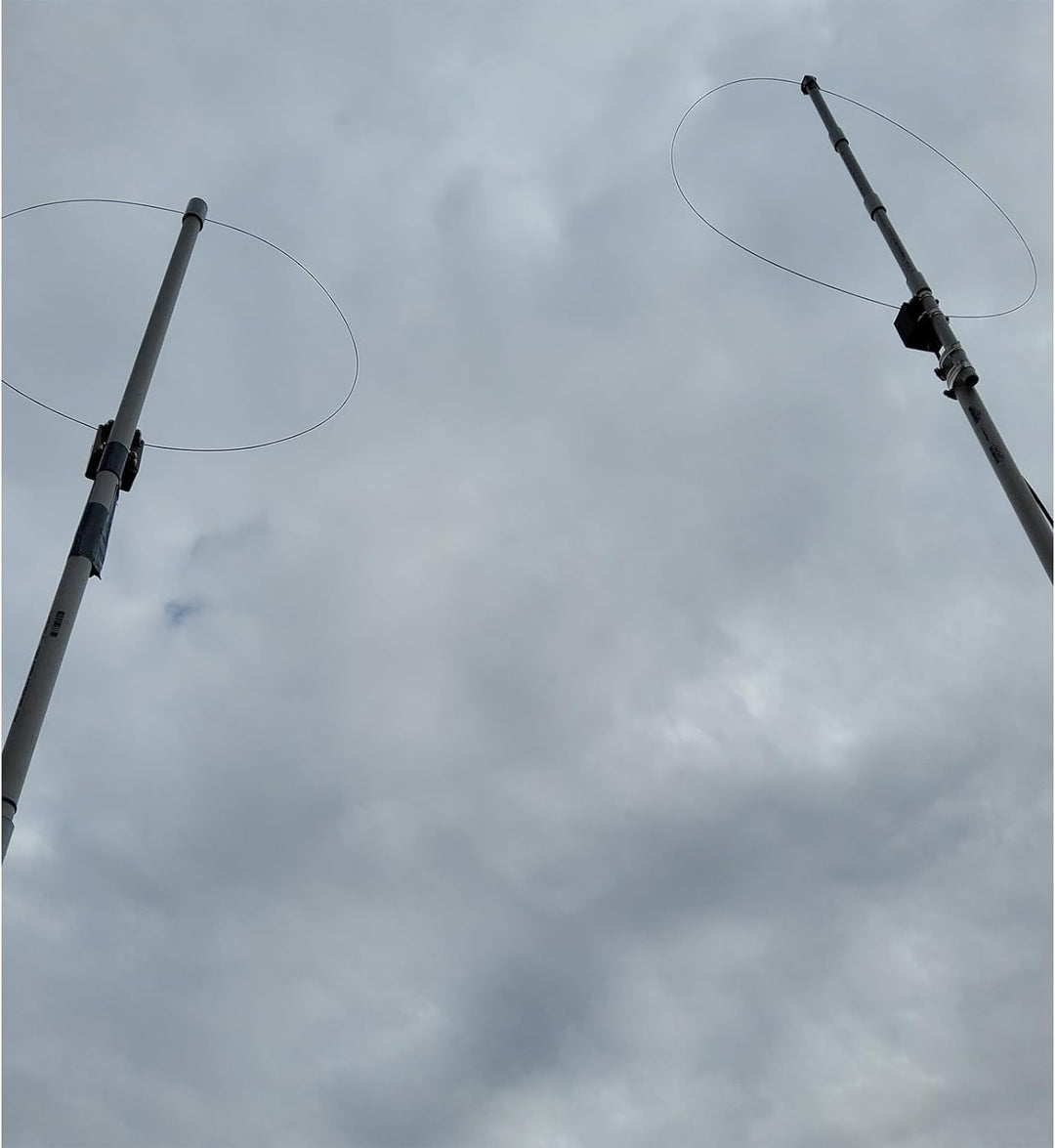 AURSINC K-480WLA Tragbare Kurzwellen-Radio aktive Schlaufenantenne 0,5 MHz–500 MHz Full-Band LW/MW/S