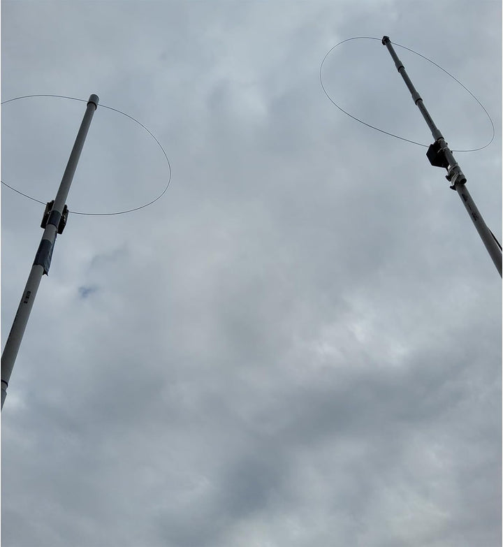 AURSINC K-480WLA Tragbare Kurzwellen-Radio aktive Schlaufenantenne 0,5 MHz–500 MHz Full-Band LW/MW/S