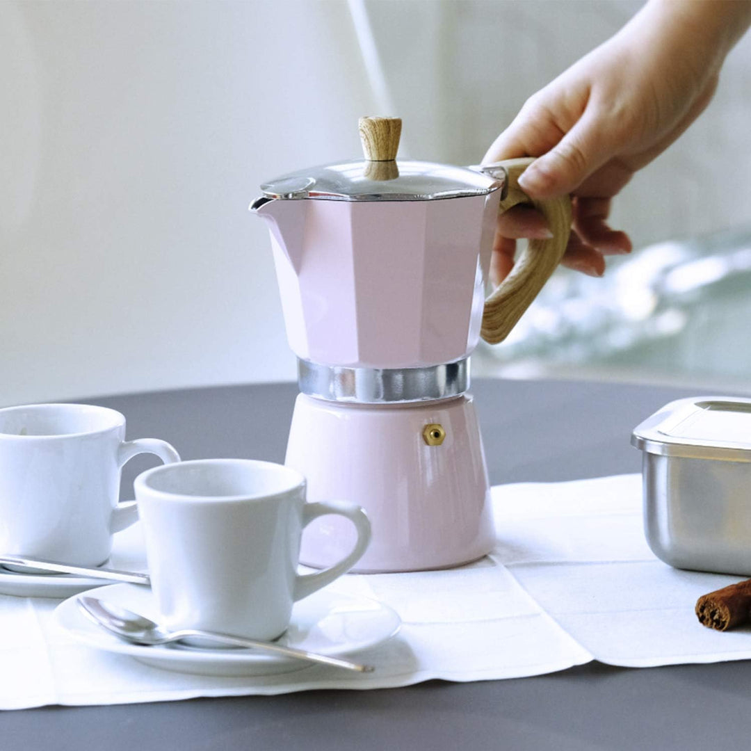 Gnali &amp; Zani VEZ009/IND Espressokocher, Aluminium, alu | Mokkakocher für 9 Tassen, Herdkocher, alle