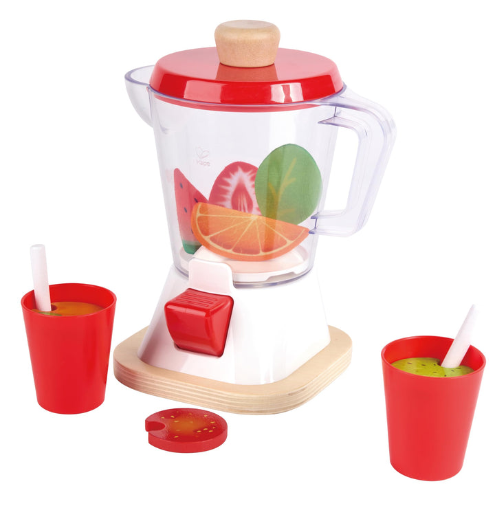 Hape Smoothie-Mixer von Hape| Bunter Smoothie-Mixer mit Bechern und Trinkhalmen