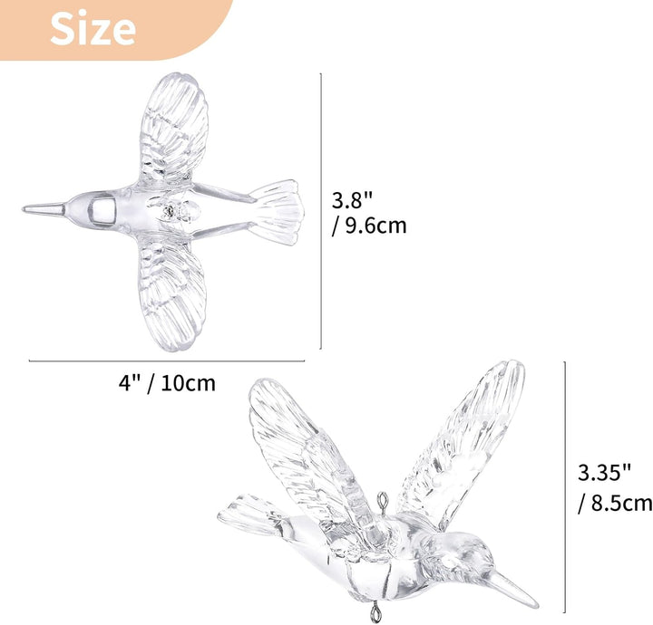NUPTIO 100 Stücke DIY Fliegenden Vogel Dekorative Decke Hängen Ornamente Weihnachtsbaum für Zuhause