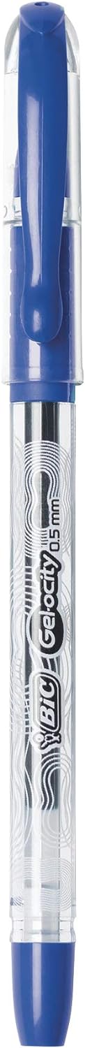 BIC Gel-ocity Smooth Stick Gel Pens, Fine Point, 0.5mm, Assorted Ink (8 Pack) 1 Stück (1er Pack), 1