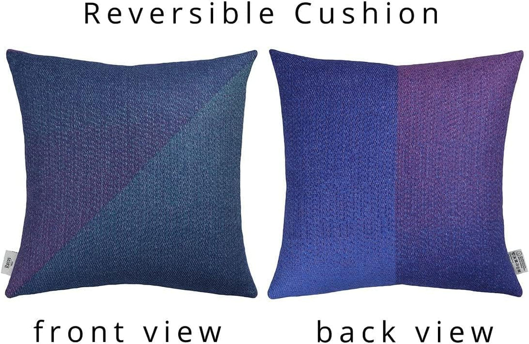 Roros Tweed Modell Portor Wendekissen in Verschiedenen Farben Purple 50 x 50 cm 101301 – Purple, 50