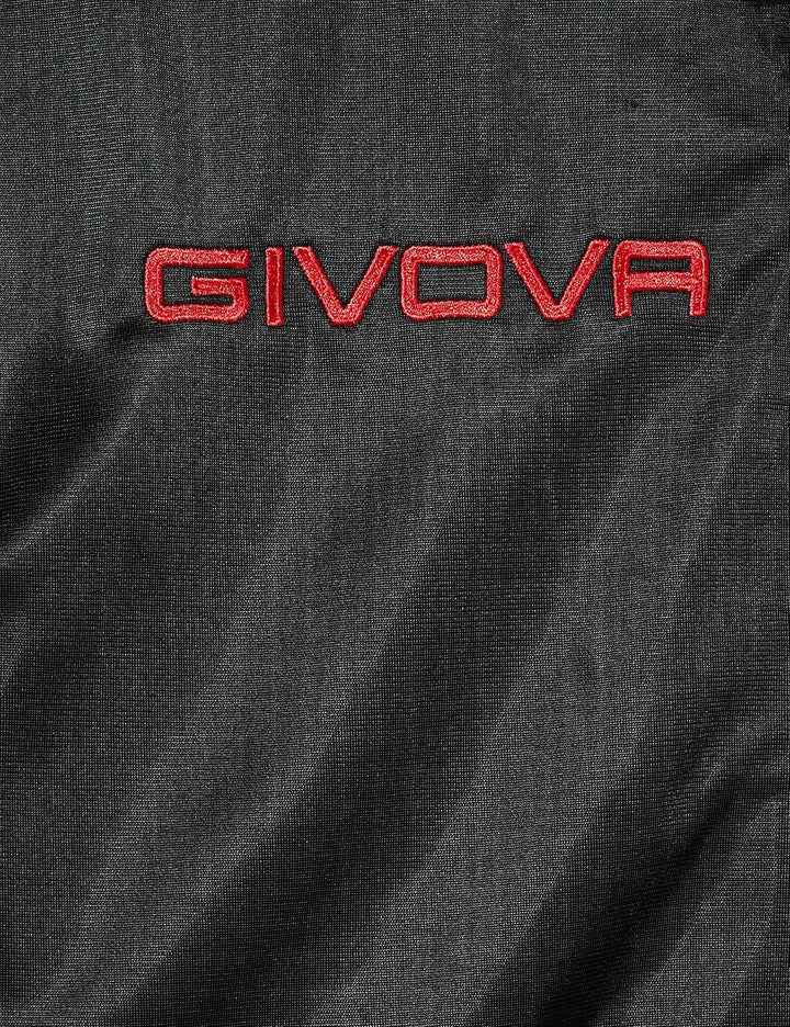Givova Unisex Tr033 Jumpsuit (1er Pack) 5XS Schwarz-Rot, 5XS Schwarz-Rot