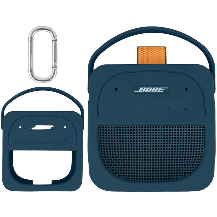 Aenllosi Silikon-Schutzhülle für tragbaren Bluetooth-Lautsprecher Bose New SoundLink Micro (2. Gen.)