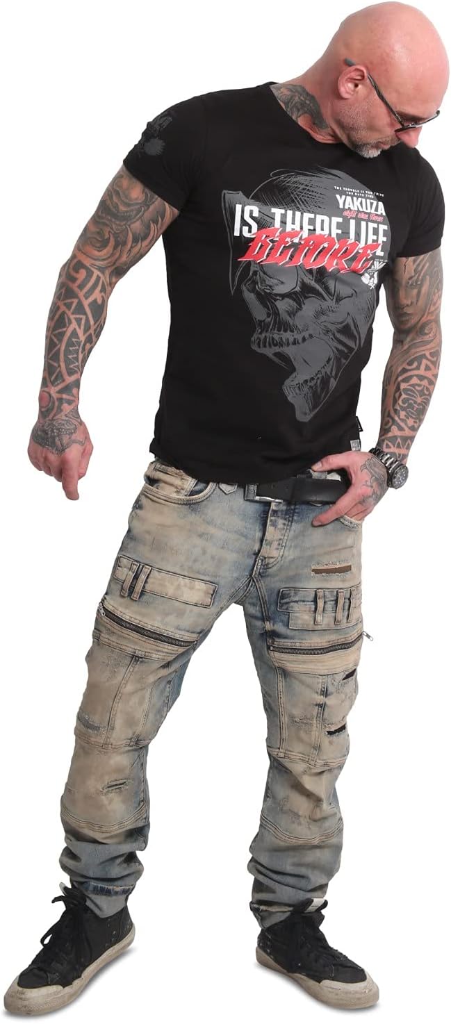 Yakuza Life Before T-Shirt TSB-18039 Schwarz L Schwarz, L Schwarz